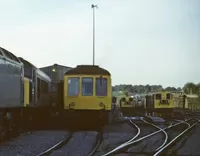 Class 108 DMU at Buxton depot
