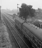 Class 108 DMU at south of Bedford