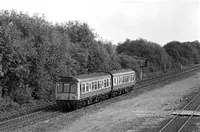 Class 108 DMU at Stenson Junction