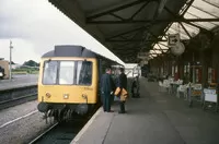 Class 108 DMU at Carmarthen