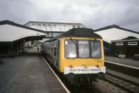 Class 108 DMU at Llanelli