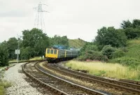 Class 108 DMU at Mount Gould Junction