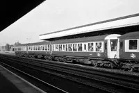 Class 108 DMU at Leamington Spa