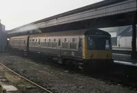 Class 108 DMU at Exeter St Davids