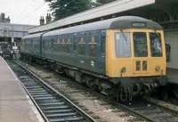 Class 108 DMU at Lancaster