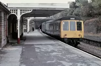 Class 108 DMU at Matlock