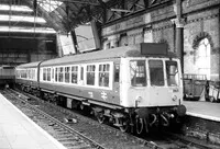 Class 108 DMU at Manchester Piccadilly