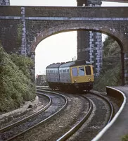 Class 108 DMU at Teignmouth