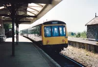 Class 108 DMU at Bere Alston