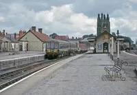 Class 108 DMU at Wrexham Central