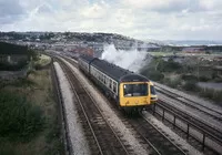 Class 108 DMU at Swansea Loop West Bank