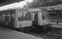 Class 108 DMU at Shrewsbury