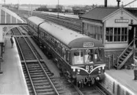 Class 108 DMU at Sandy