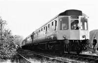 Class 110 DMU at Clayton West