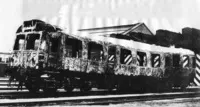 Not a great quality image but the content is of great interest showing a burnt out Class 113 DMCL. It is likely 51770 - a victim of a fire on board the 7.58am Skipton to Manchester train at Shoe Mill, Baxenden, on 12 March 1964 which moved to Doncaster Works for cutting.