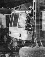 Class 114 after hitting pillar at Derby