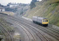 Class 114 DMU at Goosehill Jct, Normanton