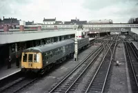 Class 114 DMU at Lincoln Central