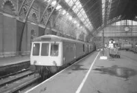 Class 114 DMU at St Pancras