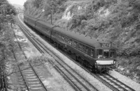 Class 115 DMU at Chorleywood