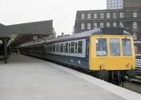 Class 115 DMU at Leicester