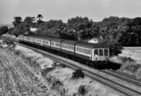 Class 116 DMU at Wigginton