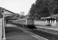 Class 116 DMU at Yardley Wood