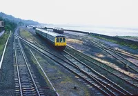 Class 116 DMU at Mostyn Docks