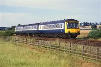 Class 116 DMU at Bearley Junction