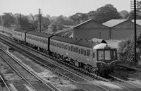 Class 116 DMU at Bentley Heath Crossing