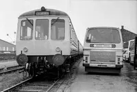 Class 116 DMU at Spalding Yard