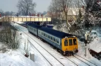 Class 116 DMU at Shirley