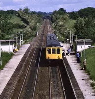 Class 116 DMU at Wooton Wawen