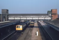 Class 116 DMU at Worcester Shrub Hill