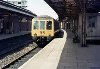 Class 116 DMU at Cardiff Queen Street