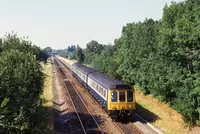 Class 117 DMU at Bilbrook