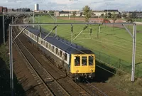 Class 117 DMU at Monument Lane