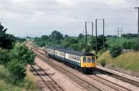 Class 117 DMU at Bromsgrove