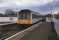 Class 117 DMU at Dalmeny