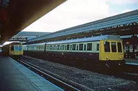 Class 117 DMU at Exeter St Davids