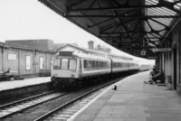 Class 117 DMU at Worcester Foregate Street