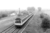 Class 117 DMU at Lea Marston