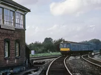 Class 117 DMU at Kennington Junction, Oxford