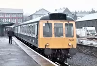 Class 117 DMU at Merthyr