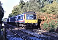 Class 117 DMU at Brook Crossing