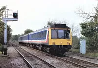 Class 117 DMU at Gomshall