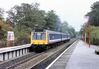 Class 117 DMU at Chilworth