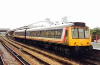 Class 117 DMU at Clapham Junction