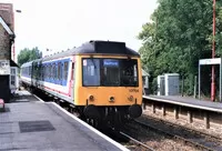 Class 117 DMU at Lidlington