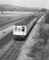 Class 117 DMU at Lower Basildon